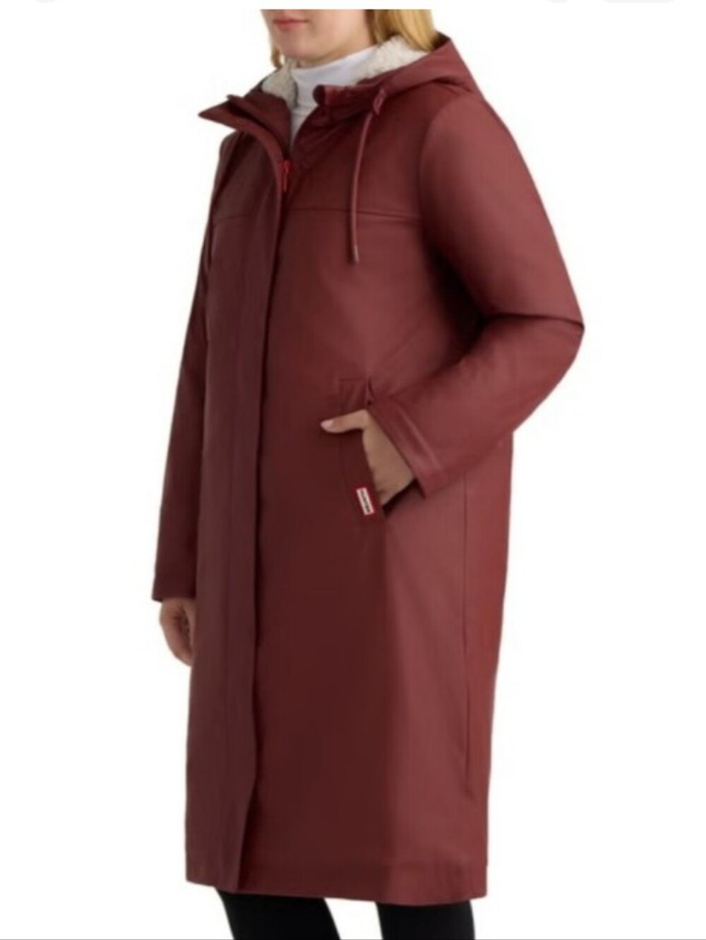 Hunter Women's Rubberized Coat, Nwt, - Picture 2 of 5